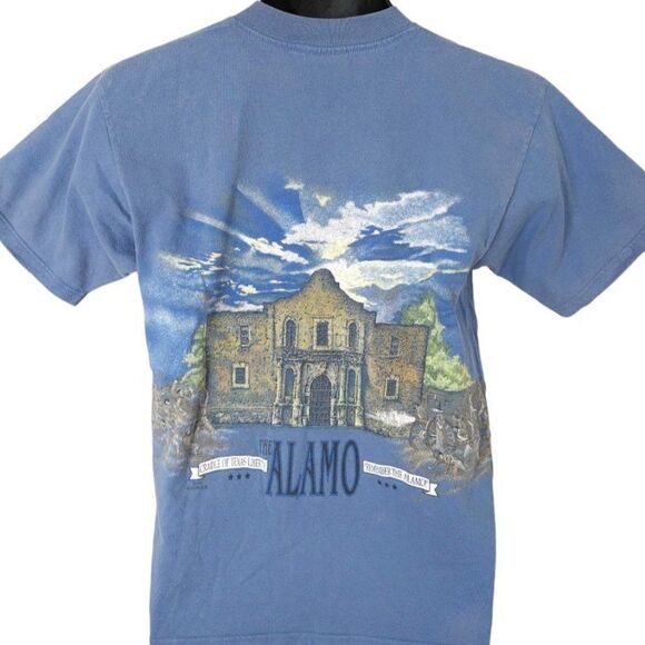 Remember The Alamo T Shirt Mens Size Medium Vintage 90s Antonio Texas - Picture 1 of 7